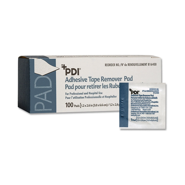 Pdi - Adhesive Tape Remover Pad | 100 Pads