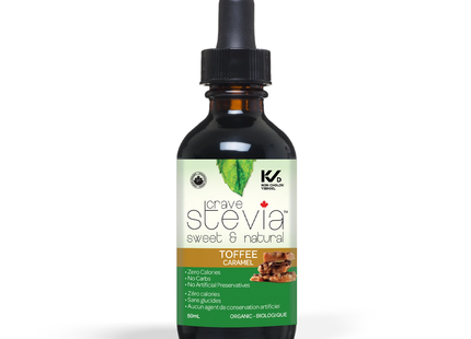 Crave Stevia - Toffee Liquid Stevia | 50 mL
