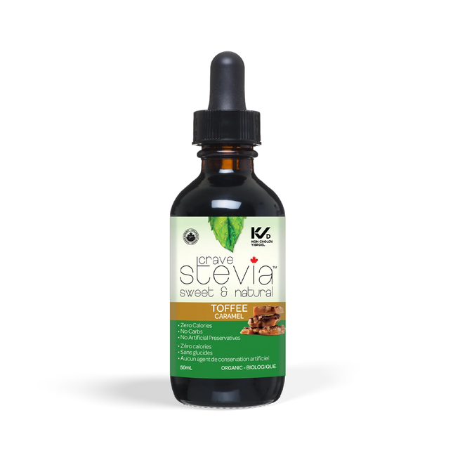 Crave Stevia - Toffee Liquid Stevia | 50 mL