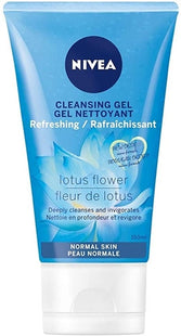 Nivea - Gel Nettoyant Rafraîchissant à la Fleur de Lotus et à la Vitamine E - Peau Normale | 150 ml