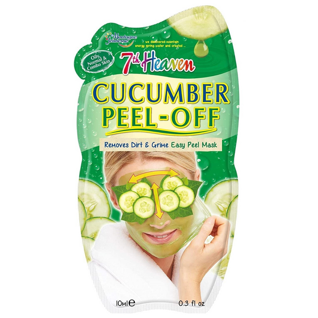 7th Heaven - Cucumber Peel-Off Mask for Oily, Normal & Combo Skin | 10 mL