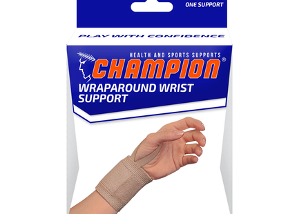 CHAMPION - Wraparound Wrist Support, Beige | Universal