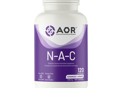 AOR - NAC Advanced 500 MG | 120 Capsules