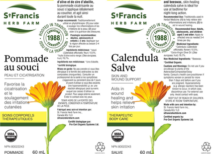 Baume au calendula de Saint-François | 60 ml