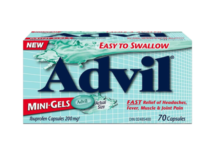 Advil - Easy To Swallow Mini-Gels 200 mg | 70 Capsules
