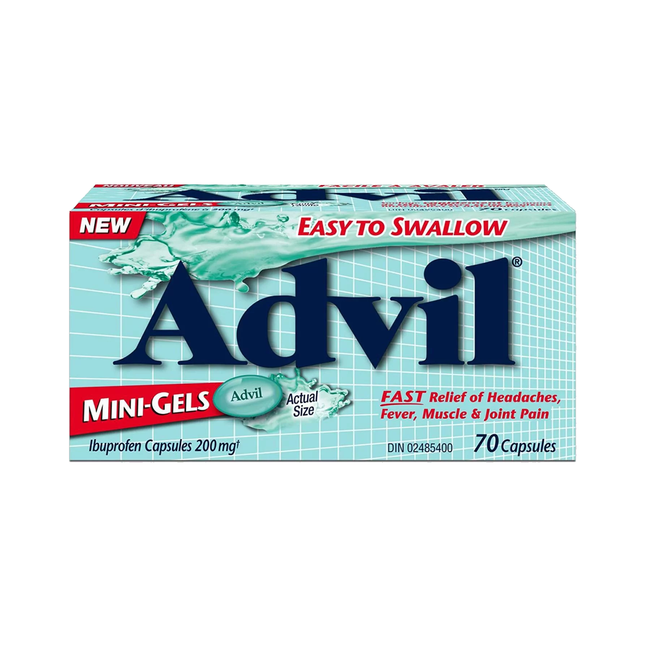 Advil - Mini-gels faciles à avaler 200 mg | 70 Gélules