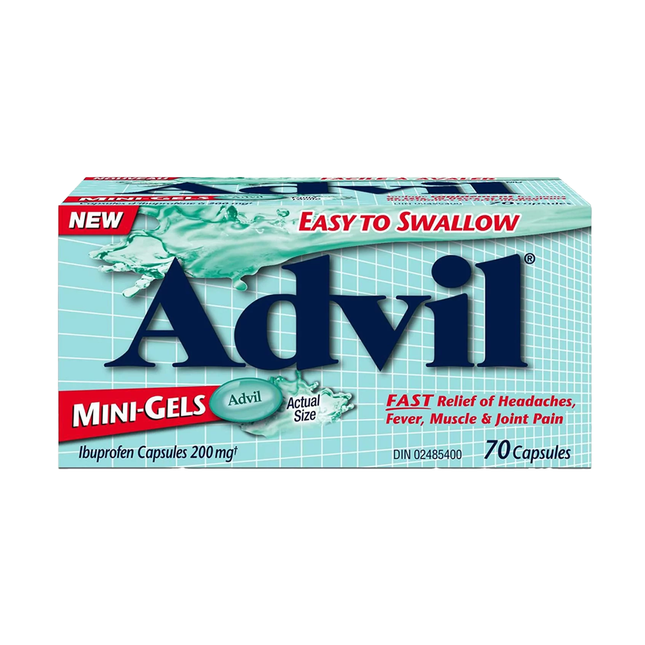 Advil - Mini-gels faciles à avaler 200 mg | 70 Gélules