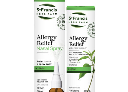 St Francis - Allergy Relief Value Pack | 50 mL + 30 mL