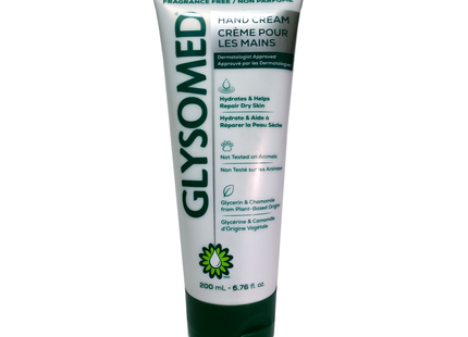 Glysomed - Fragrance Free Hand Cream with Chamomile and Glycerin | 200 mL