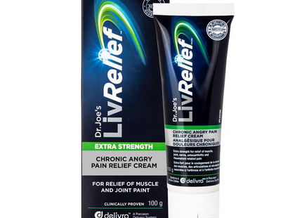 LivRelief - Extra Strength Chronic Angry Pain Relief Cream | 100 g