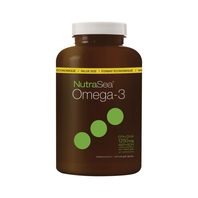 NutraSea Omega-3 Softgels | 240 Soft Gels