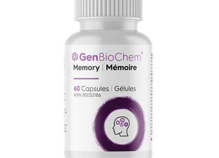 PBG BioPharma – GenBioChem® Memory | 60 Capsules