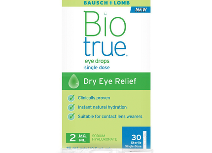 Bausch + Lomb - Bio True Eye Drops Dry Eye Relief