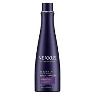 Nexxus Keraphix Proteinfusion Shampooing avec protéine de kératine et riz noir pour cheveux abîmés | 400 ml