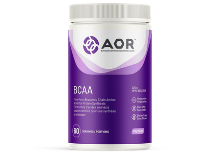 AOR - Free Form Branched Chain Amino Acids (CBAA) - 60 Servings | 300 g