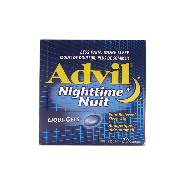 Advil - Liqui-Gels nocturnes 200 MG | 20 à 40 gélules