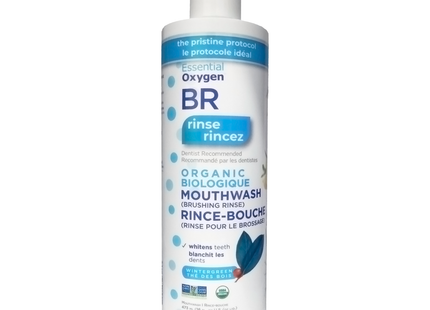 Essential Oxygen - BR Organic Mouthwash, Wintergreen Flavour | 473 mL