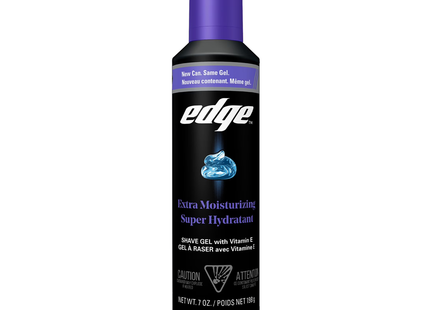 Schick - Gel de rasage hydratant extrême Edge avec vitamine E | 198 g