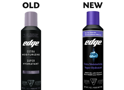 Schick - Gel de rasage hydratant extrême Edge avec vitamine E | 198 g