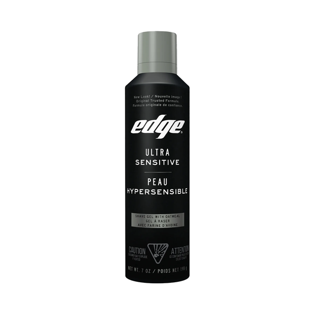 Schick - Gel de rasage Edge Ultra Sensitive à l'avoine | 198 g