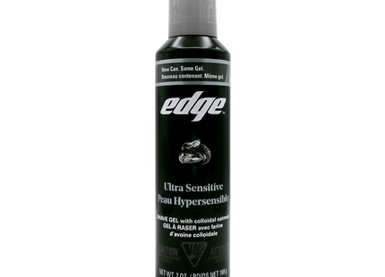 Schick - Gel de rasage Edge Ultra Sensitive à l'avoine | 198 g