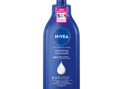 Nivea - Lait Corps Nourrissant 48H Hydratation Profonde Peaux Sèches à Très Sèches | 625 ml