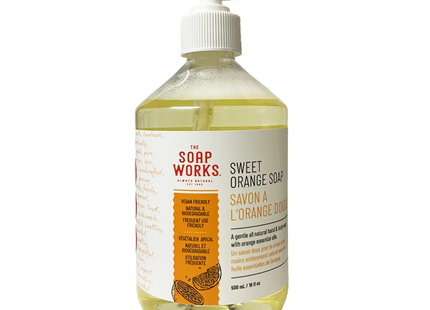 The Soap Works - Sweet Orange Soap | 500 mL