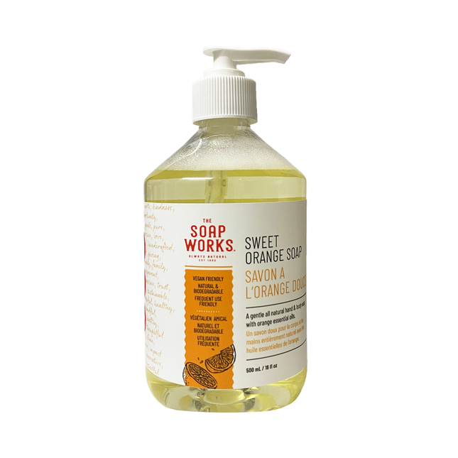 The Soap Works - Sweet Orange Soap | 500 mL