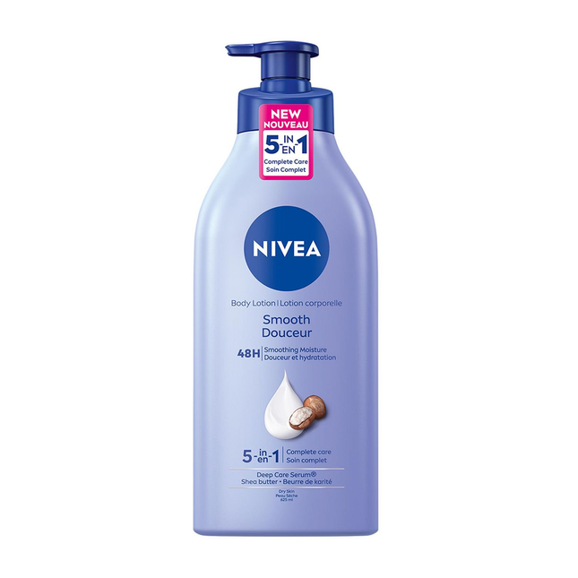 Nivea - Smooth Body Lotion with Shea Butter - 48H Deep Core Serum | 625 mL