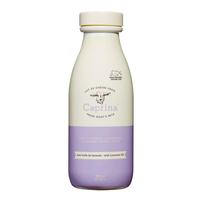 Caprina - Fresh Goat's Milk Bubble Bath with Lavender Oil | 800 mL