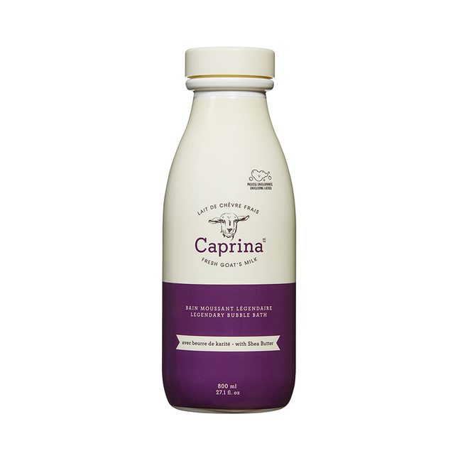 Caprina - Fresh Goat's Milk Bubble Bath with Shea Butter | 800 mL