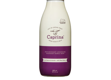 Caprina - Fresh Goat's Milk Bubble Bath with Shea Butter | 800 mL