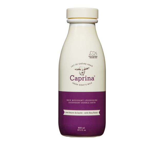 Caprina - Fresh Goat's Milk Bubble Bath with Shea Butter | 800 mL