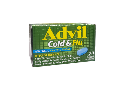 Advil - Cold & Flu - Analgesic + Antihistamine | 20 - 40 Caplets