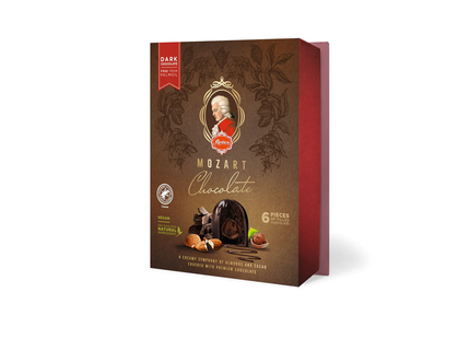 Reber Specialties - Mozart Vegan Dark Chocolate with Almonds & Cocoa | 120 g