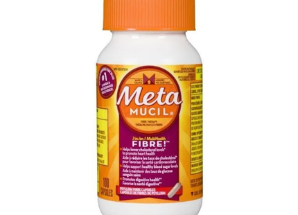 Metamucil - Capsules multi-santé en fibres de psyllium | 100 capsules