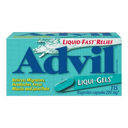 Advil - Liqui-Gels 200 MG | 16 à 115 gélules