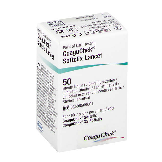 Lancettes Roche-Coaguchek Softclix | paquet de 50