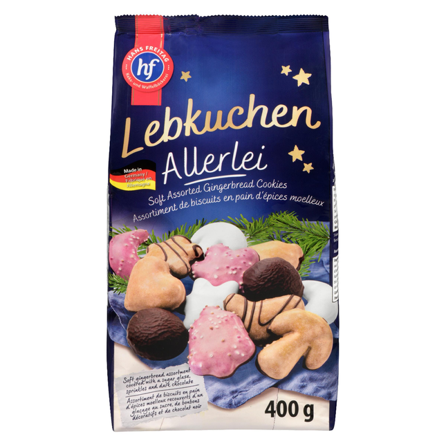Hans Freitag - Lebkuchen Allerlei - Soft Assorted Gingerbread Cookies | 400g