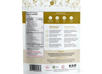 Organic Traditions - Sprouted Flax | 454 g