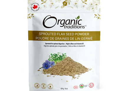 Organic Traditions - Sprouted Flax | 454 g