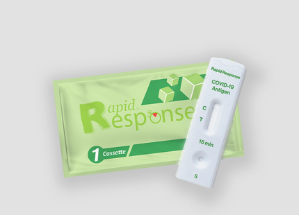 Rapid Response Diagnostics - COVID-19 Antigen Rapid Test Cassette | 1 Test