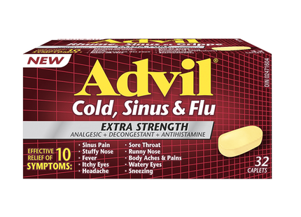 Advil - Cold, Sinus & Flu Extra Strength | 32 Caplets