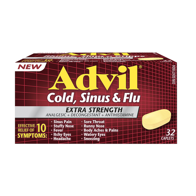 Advil - Cold, Sinus & Flu Extra Strength | 32 Caplets