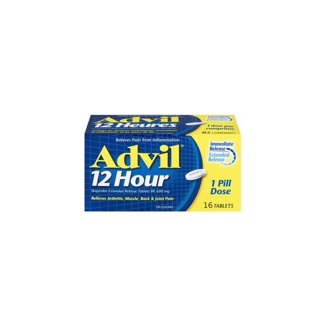 Advil - Libération prolongée de 12 heures 600MG | 16 - 85 comprimés