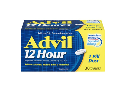 Advil - 12 Hour Extended Release 600MG | 16 - 85 Tablets