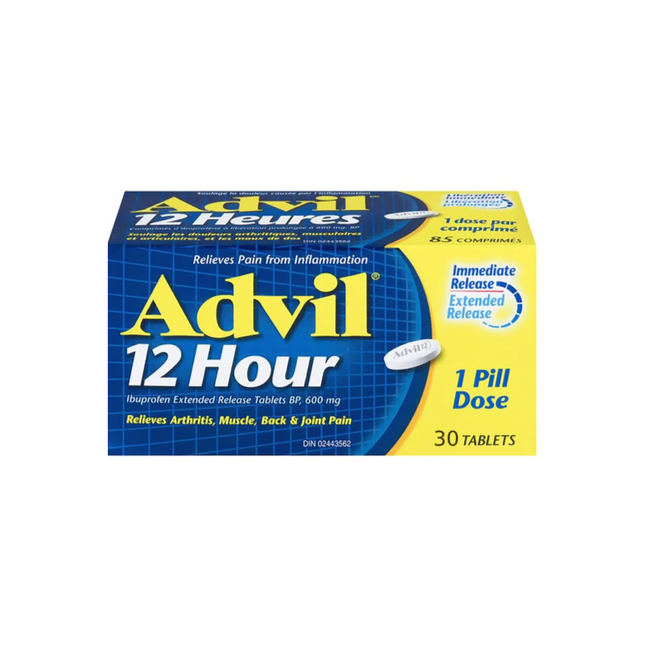 Advil - 12 Hour Extended Release 600MG | 16 - 85 Tablets