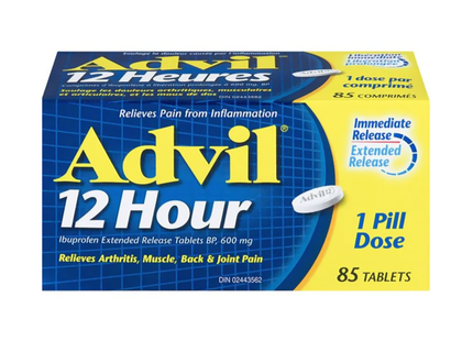 Advil - 12 Hour Extended Release 600MG | 16 - 85 Tablets
