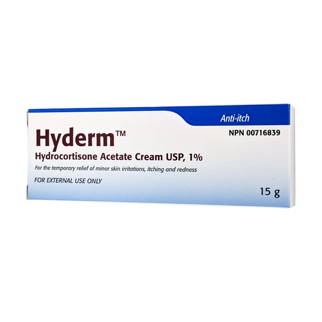 Hyderm - Crème à l'hydrocortisone 1 % | 15 g