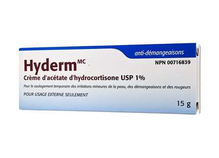 Hyderm - Crème à l'hydrocortisone 1 % | 15 g
